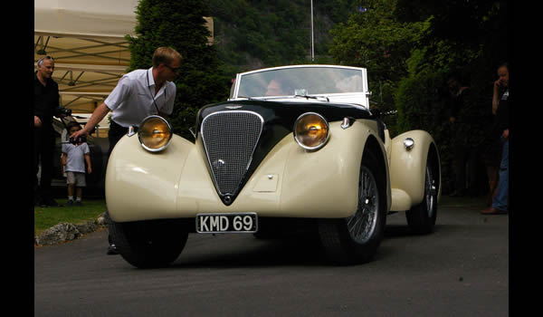 Aston Martin C Type Speed Roadster Bertelli 1939  front